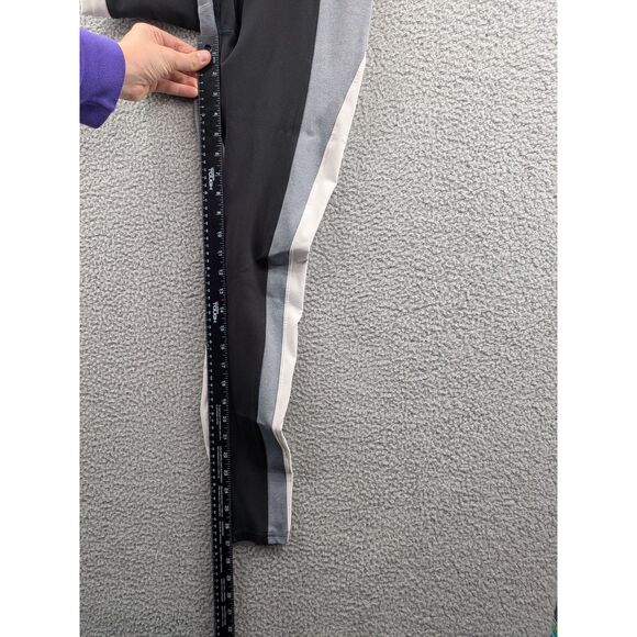 Athleta Crest Colorblock Tight Women's Small Black, White & Gray Leggings - Picture 11 of 12